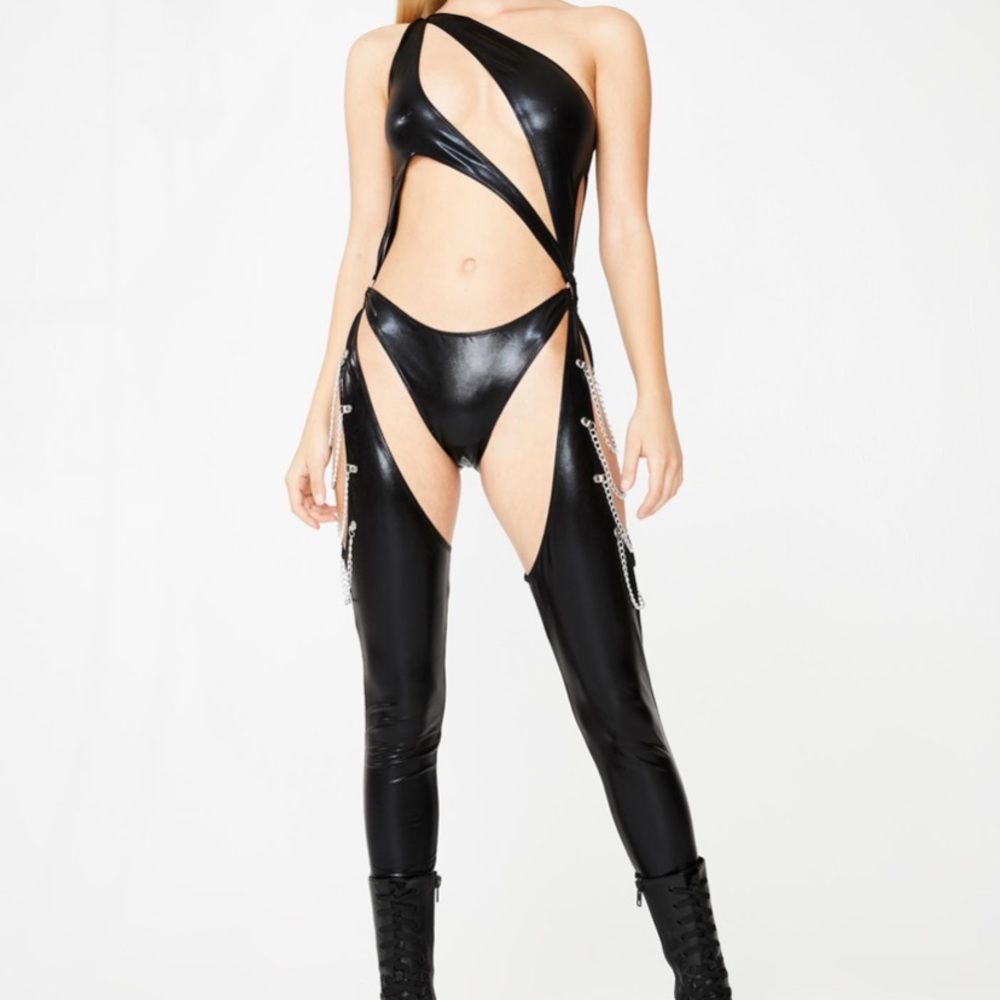 COPY - Faux leather Catsuit